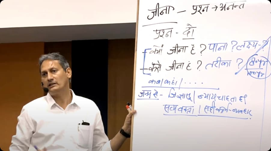 Jeevan Vidya workshop in progress